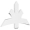 Ekena Millwork Davenport Architectural Grade PVC Gable Bracket, 48"W x 28"H x 2"D x 6"F, 14/12 Pitch GBP048X28X0206DAV00 - alternate 1